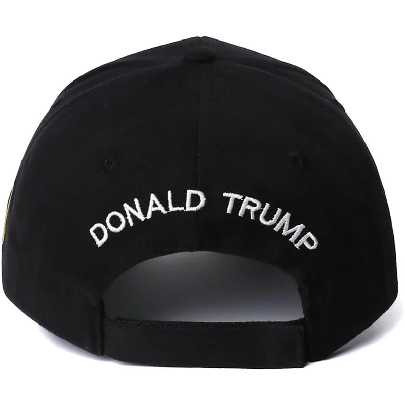 Trump 2024 Hat,3D Embroidered Trump Hat Keep America Great Donald Trump Slogan Hat Adjustable Baseball Cap